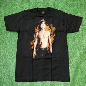 Iggy Pop US Tour T-Shirt Size L – Official Punk‎ Rock Band Promo Tee
